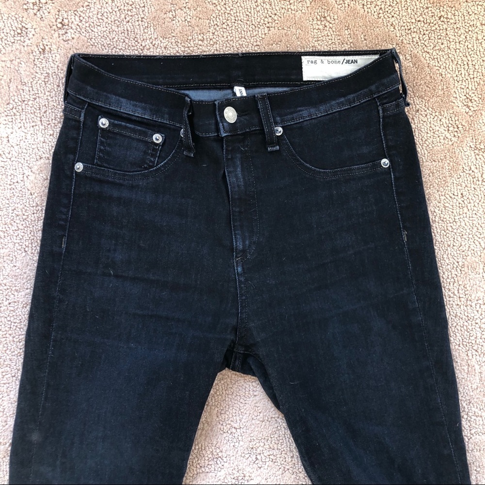 Rag & Bone skinny jeans in dark blue